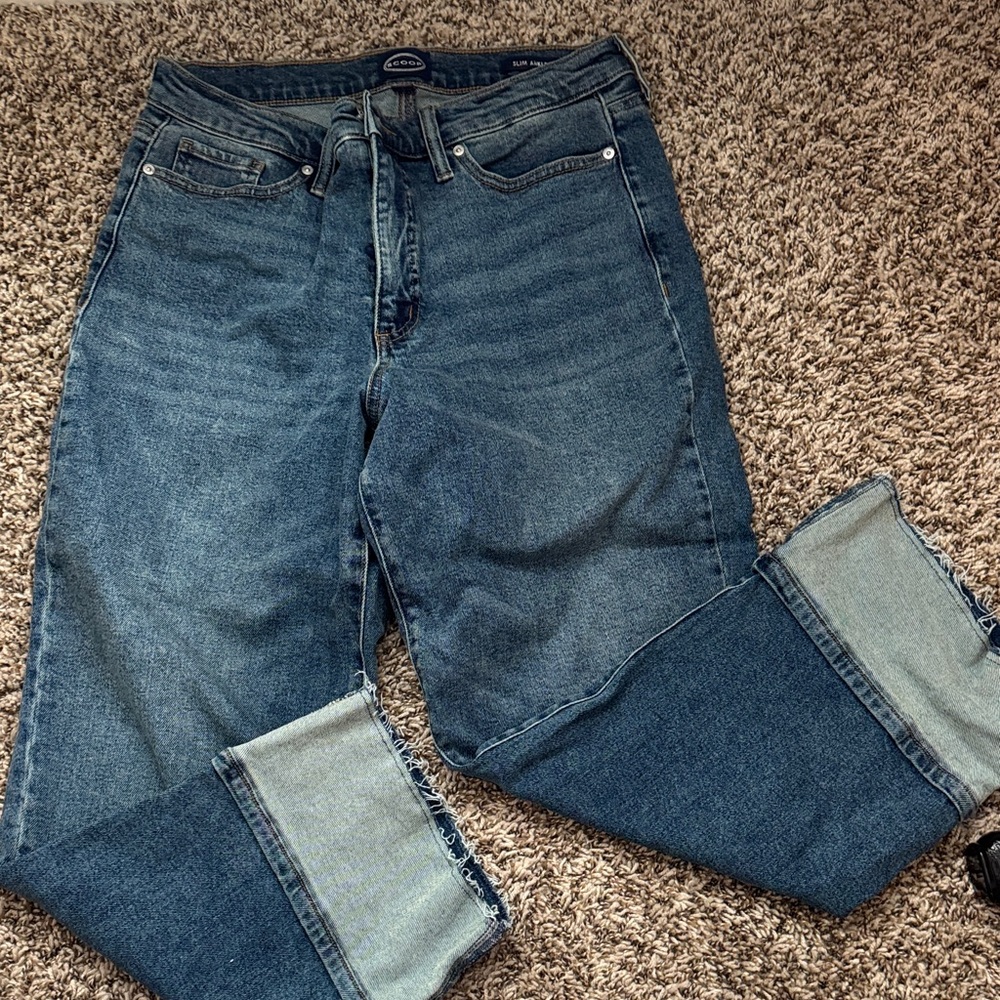 AGOLDE Women's Straight Leg Jeans - Medium Blue